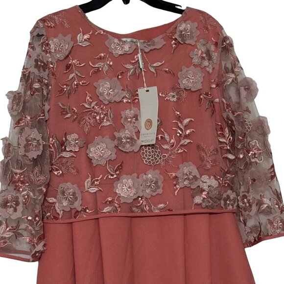 Cremeria Womens‎ Pink & Rose Formal Dress - Size 42 (10) - NWT - Picture 2 of 7